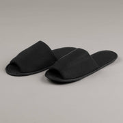 Hotelové pantofle Basic otevřené, 30cm černé