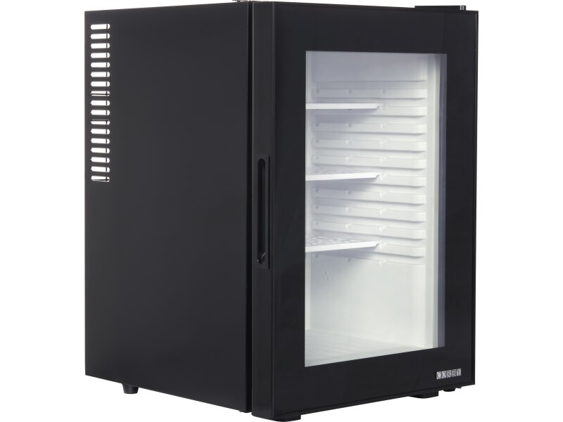 Minibar Corby Eton 40 L se skleněnými dveřmi, černý