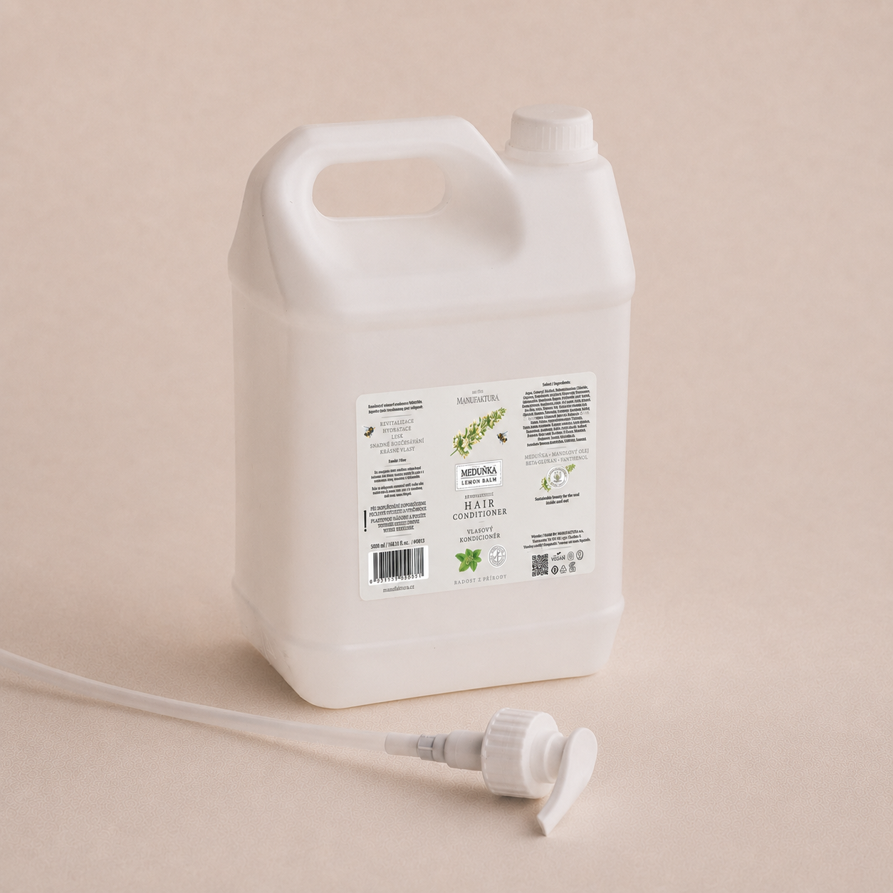Revitalizující vlasový kondicionér Meduňka 5L