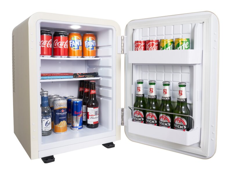 Corby Radley 40 L Minibar, Cream, Solid Door