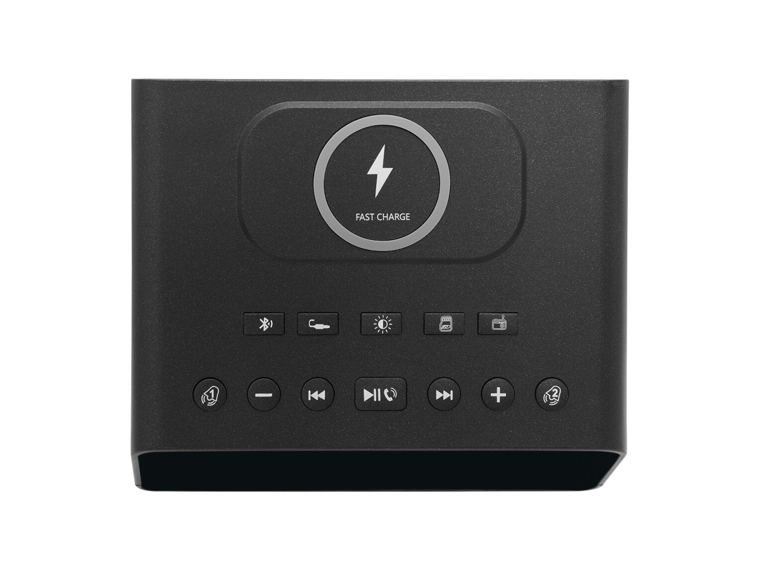 Corby Alarm Clock, Black