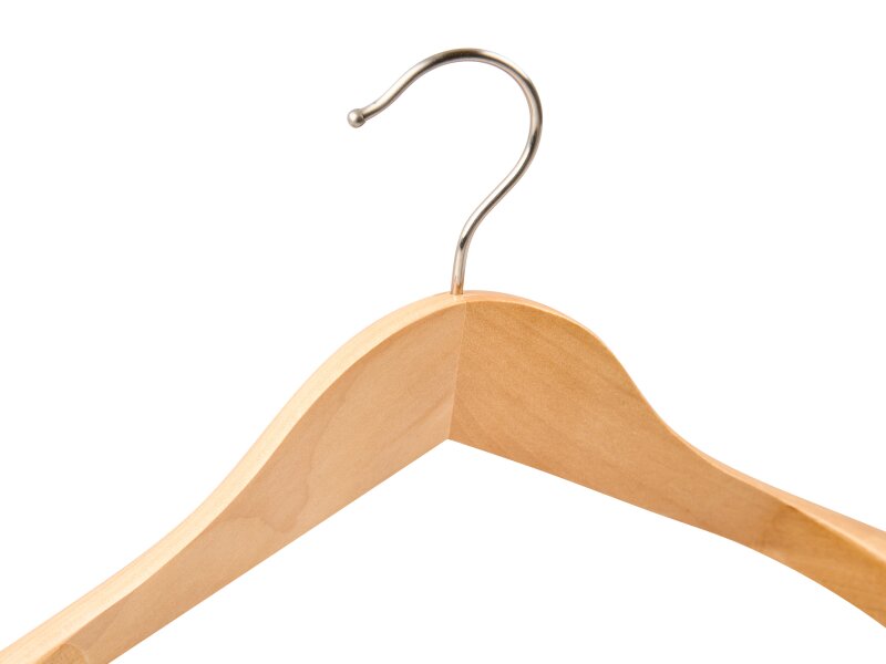 Corby Clifford coat hanger with hook, light wood