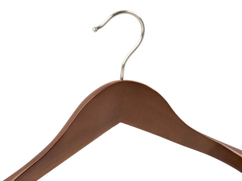 Corby Clifford coat hanger with hook, dark wood