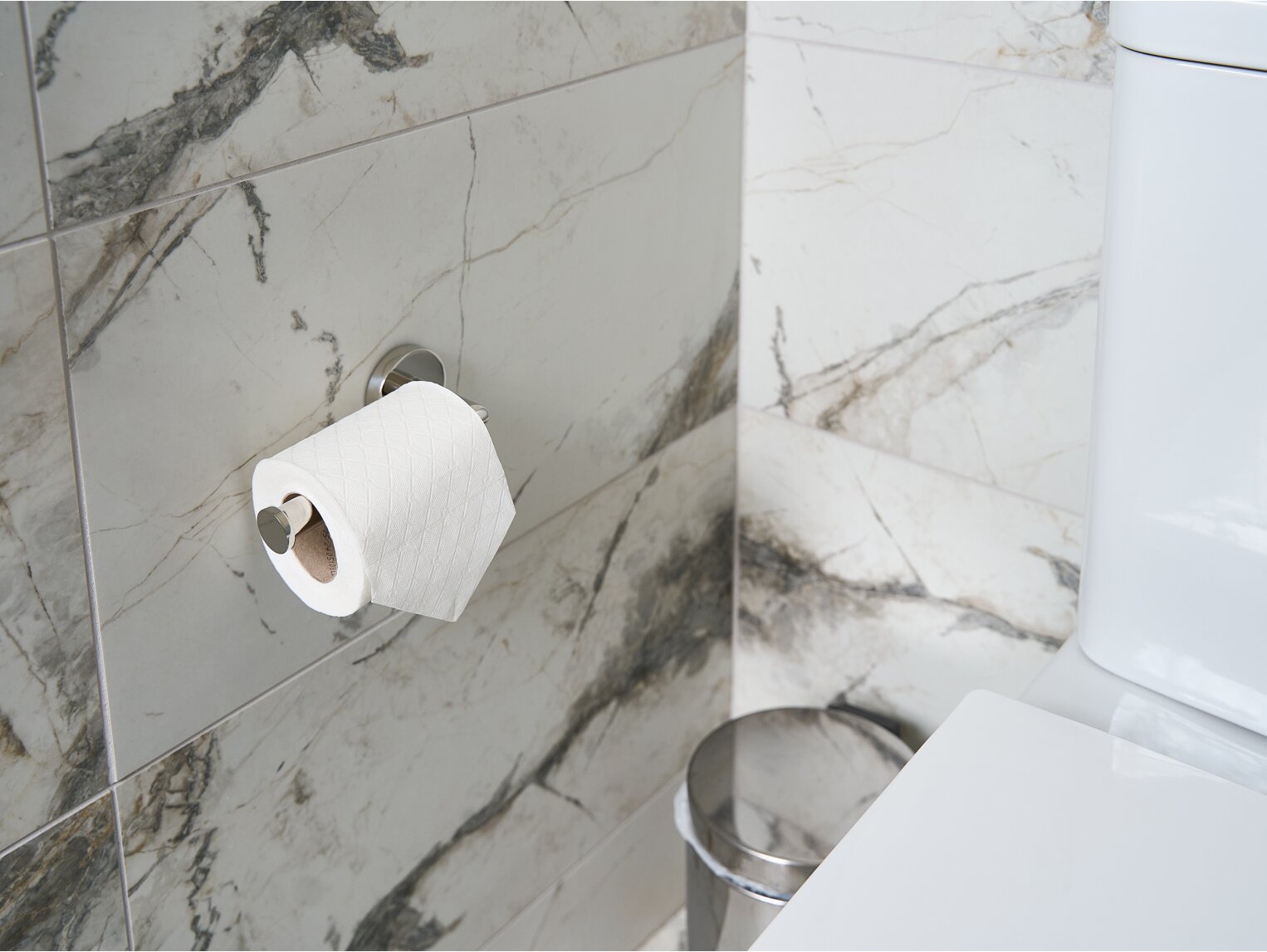 Corby Harrogate Toilet Paper Holder - Polished Steel