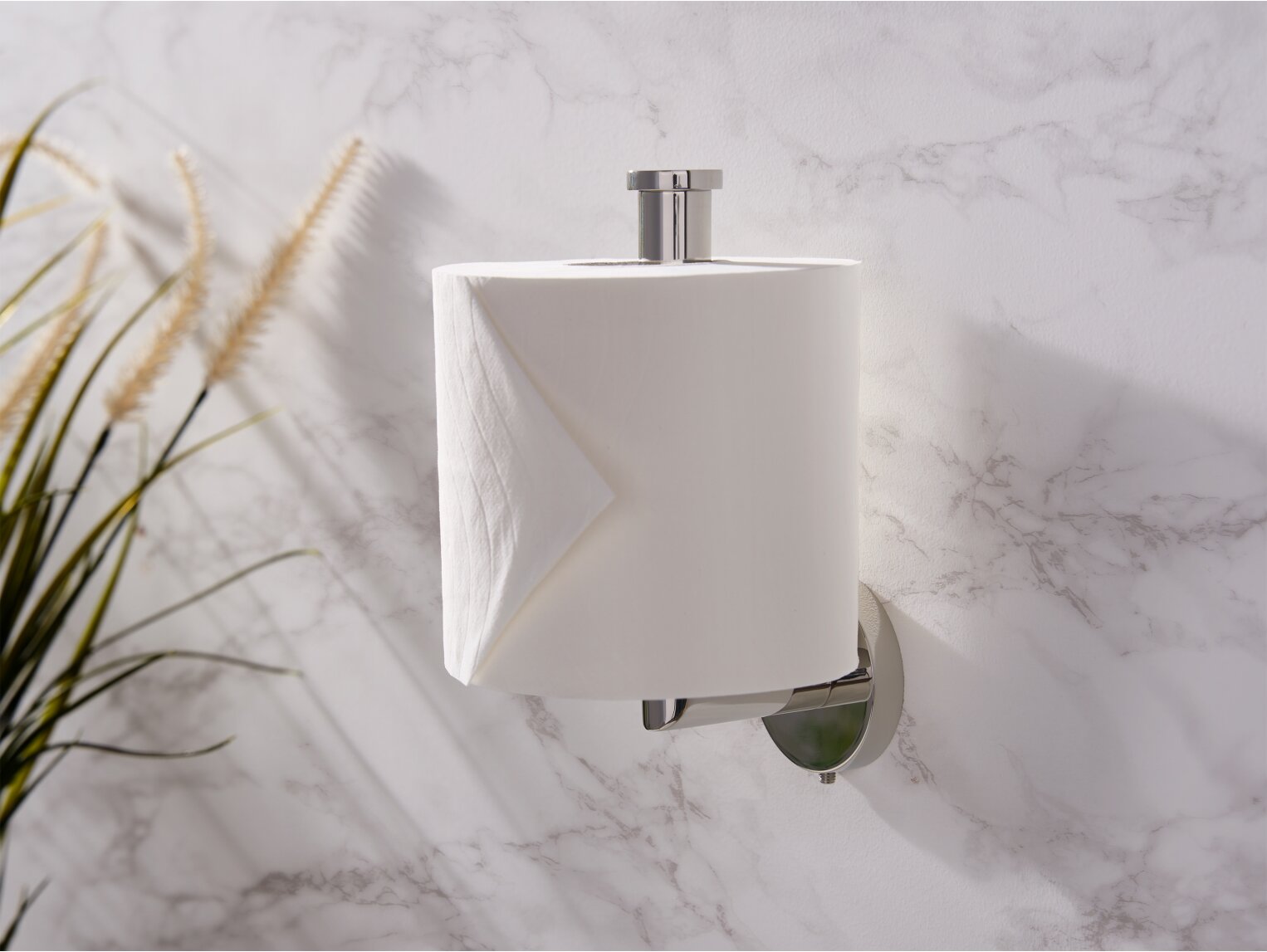 Corby Harrogate Toilet Paper Holder - Polished Steel
