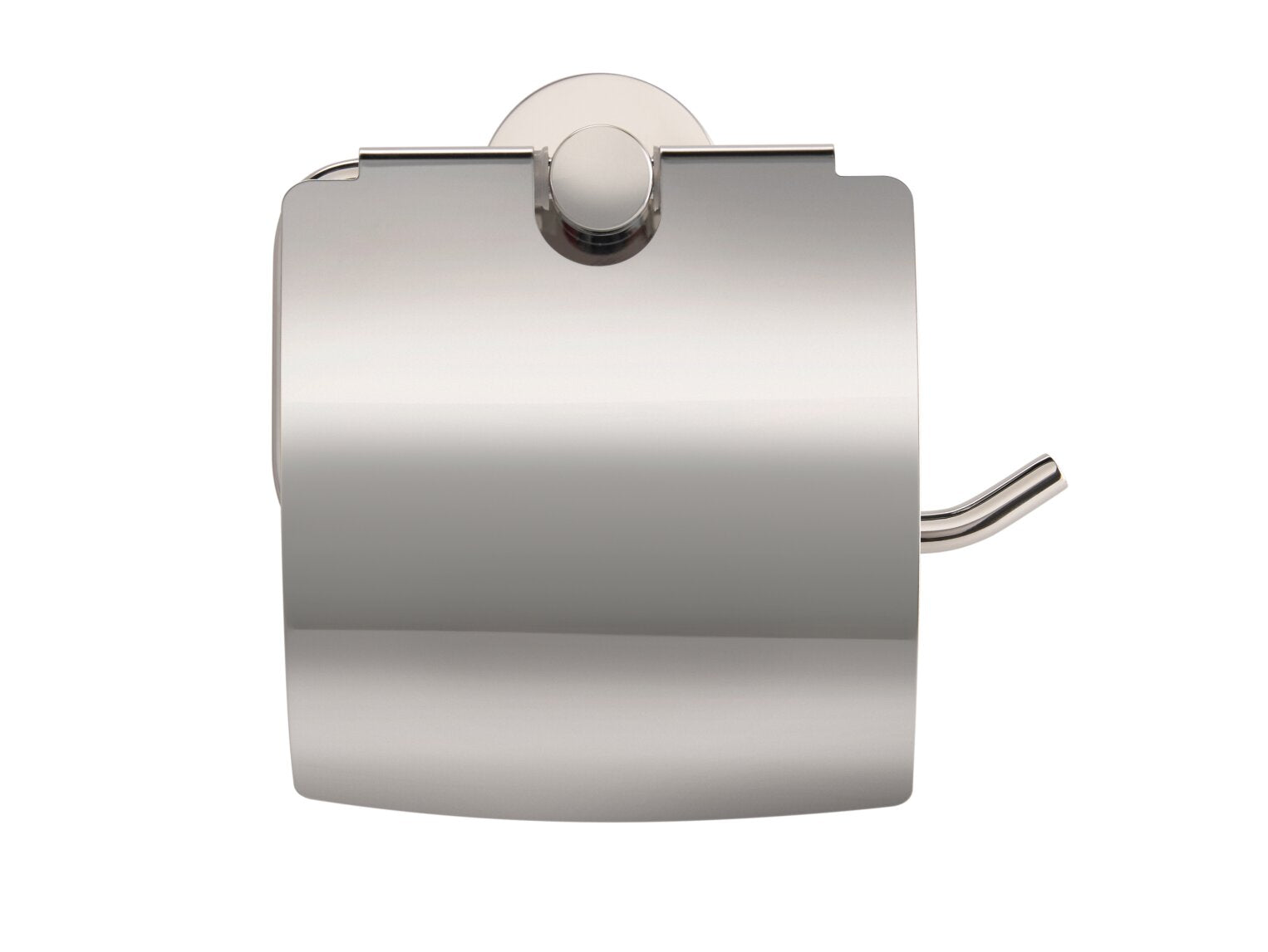 Corby Harrogate Toilet Paper Holder with Cover - Polished Steel