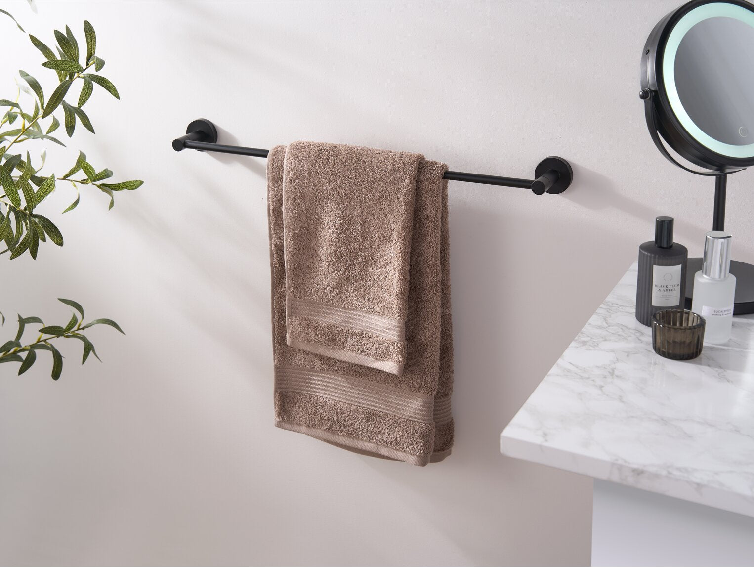Corby Harrogate Towel Rack - Black