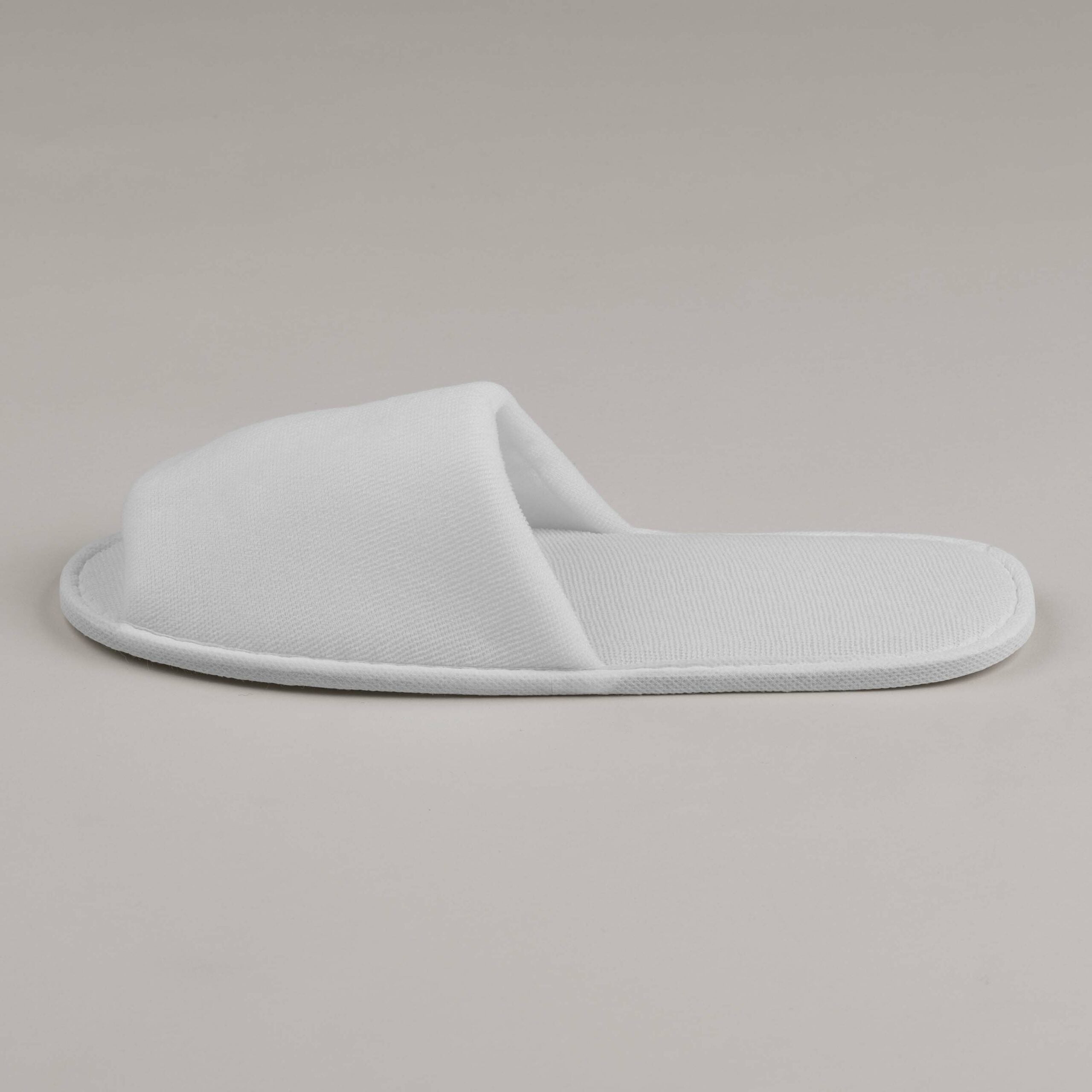 Basic Nap Cloth Hotel Slippers, 30 cm, Non-Slip, Open-Toe