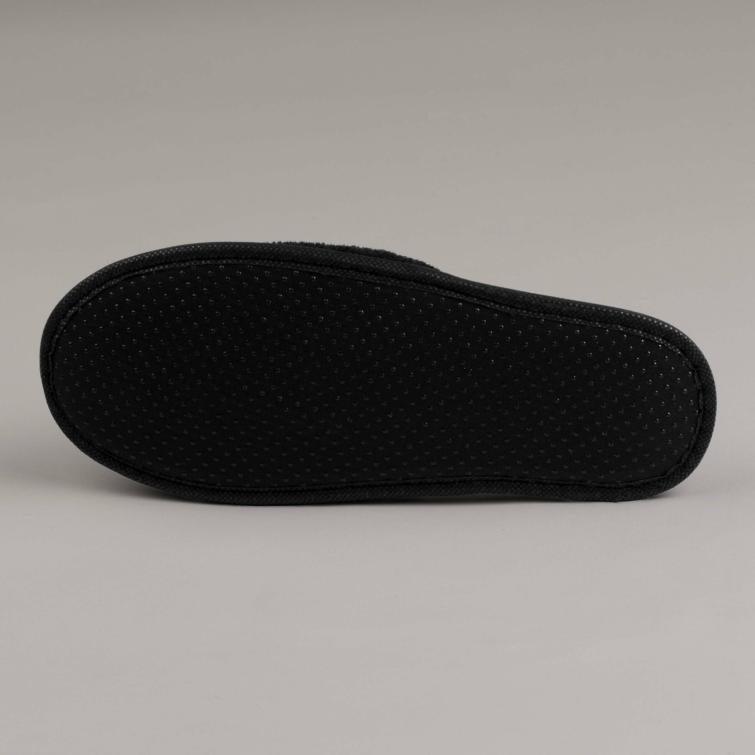 Coral Fleece 30cm Black Hotel Slippers