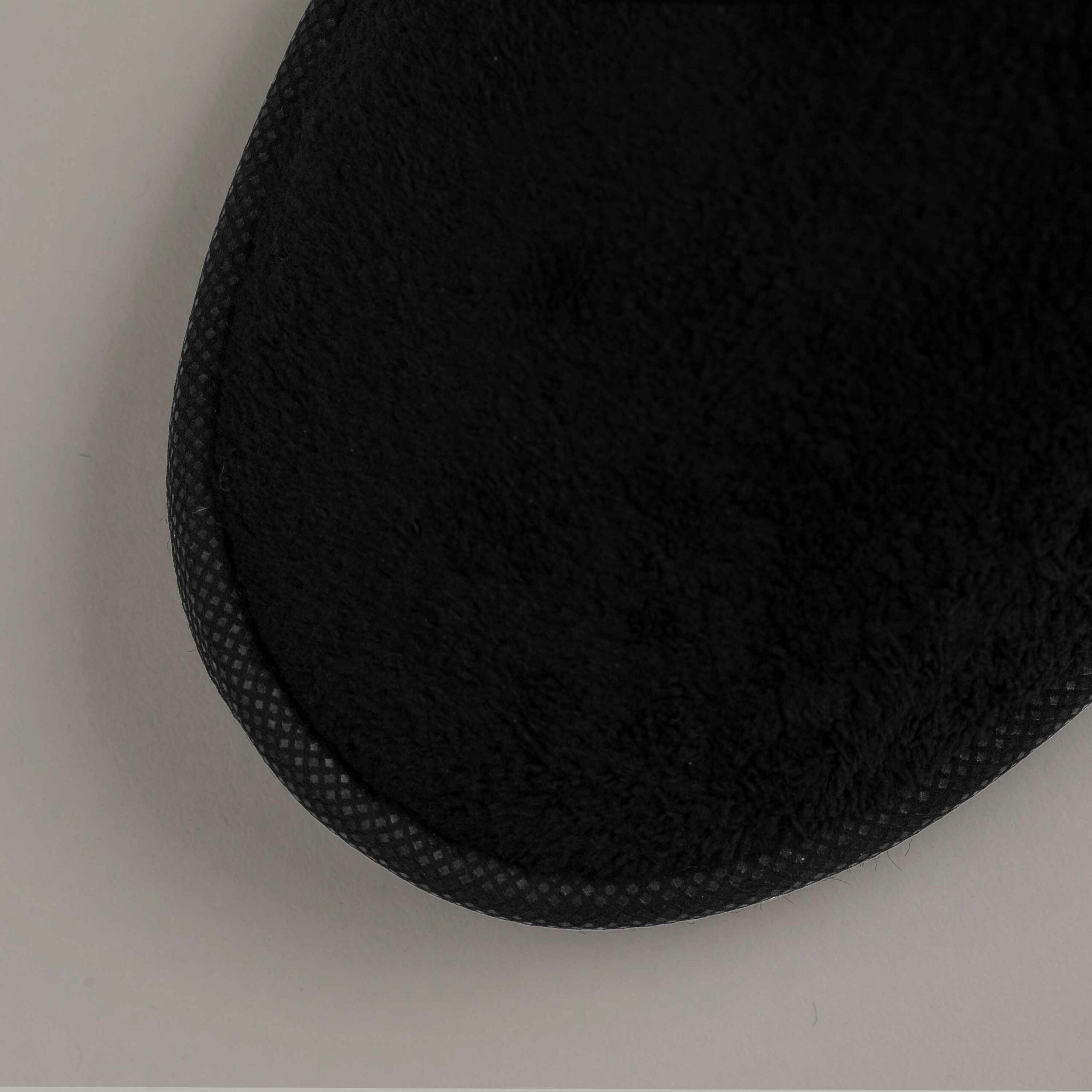 Coral Fleece 30cm Black Hotel Slippers