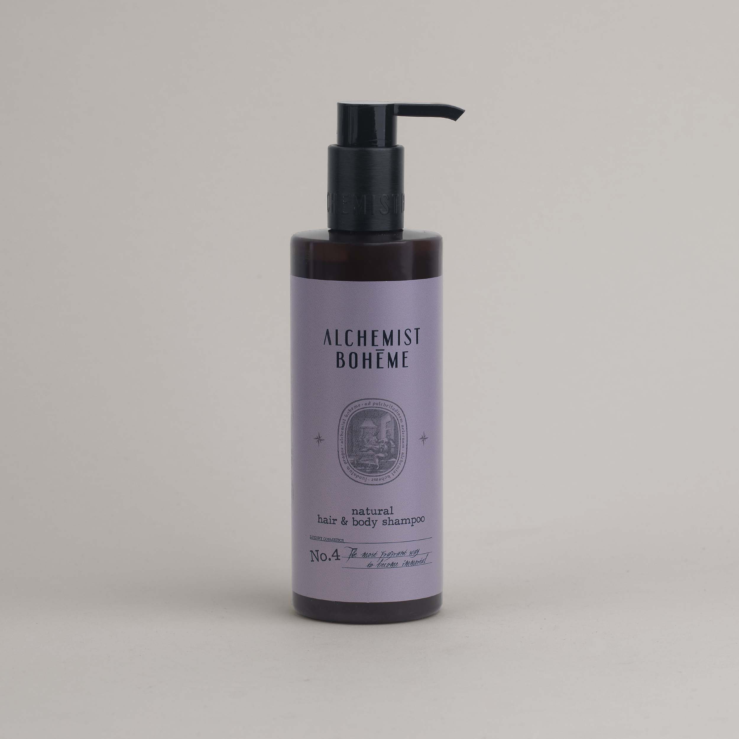 Přírodní tělový a vlasový šampon Alchemist Bohéme Parfém No. 4