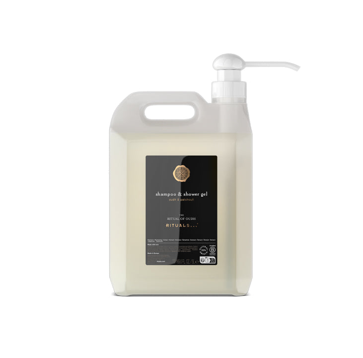 Vlasový a tělový šampon Black Oudh k doplnění - 5 L
