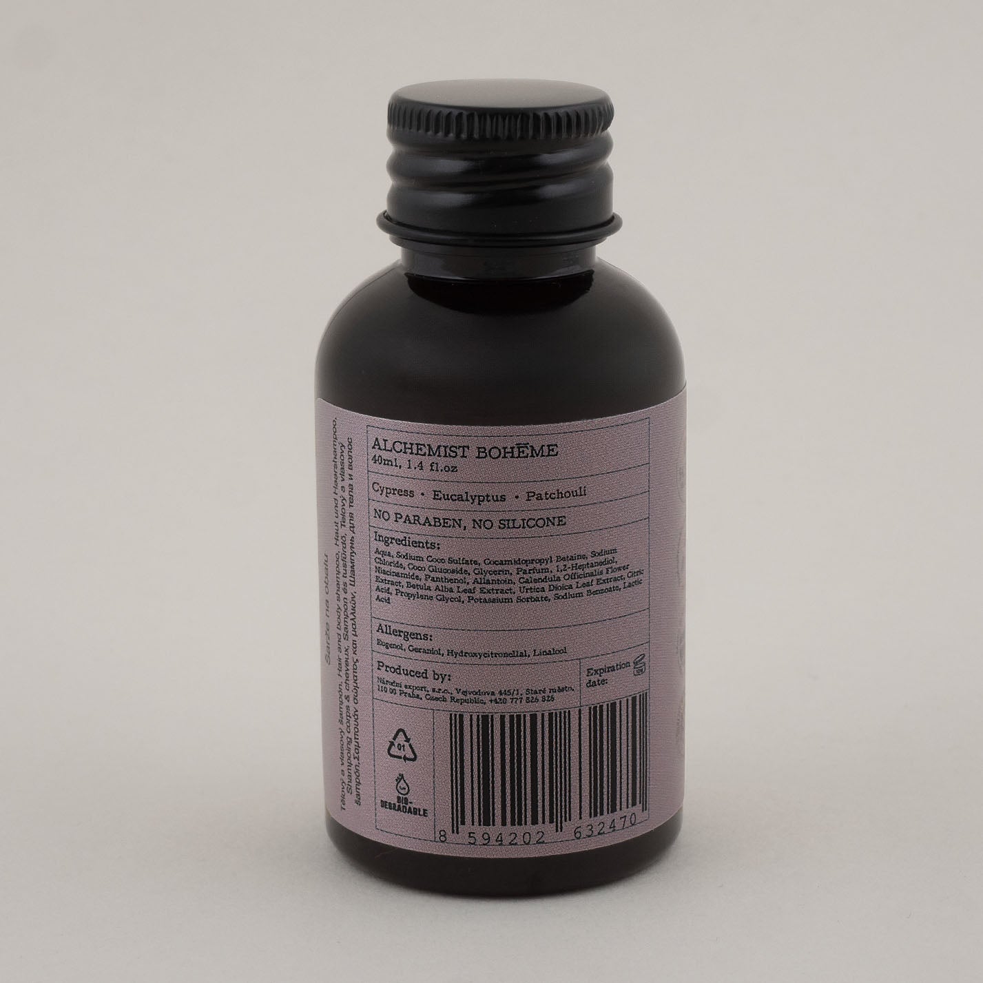 Alchemist Bohéme Perfume No. 2 Natural Hair and Body Shampoo - 40 ml