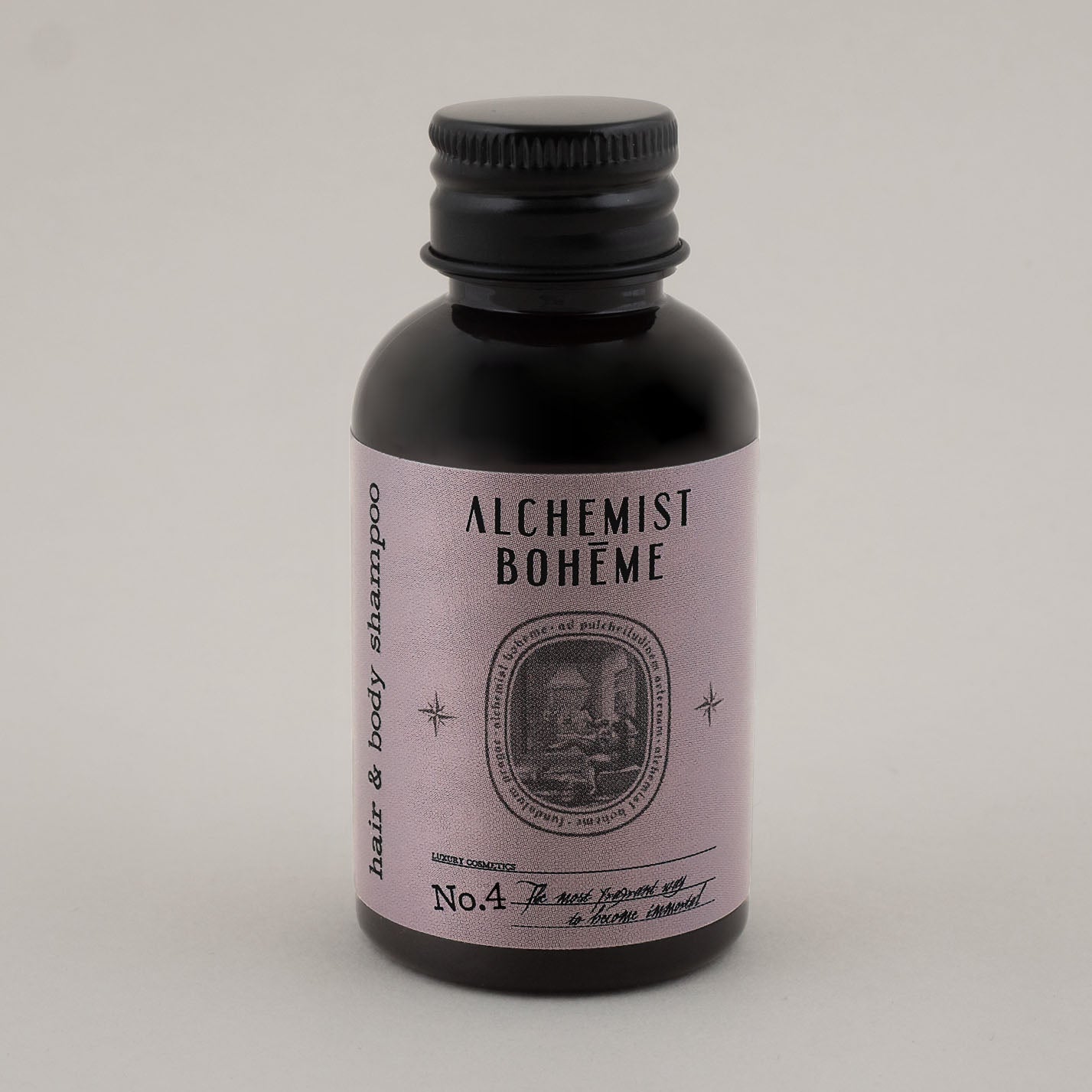 Přírodní vlasový a tělový šampon Alchemist Bohéme Parfém No. 4 - 40 ml
