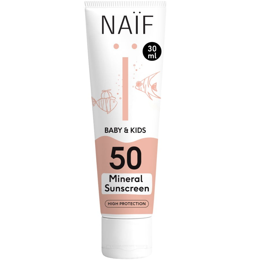 SPF 50-es napvédő krém gyermekeknek és csecsemőknek, 30 ml