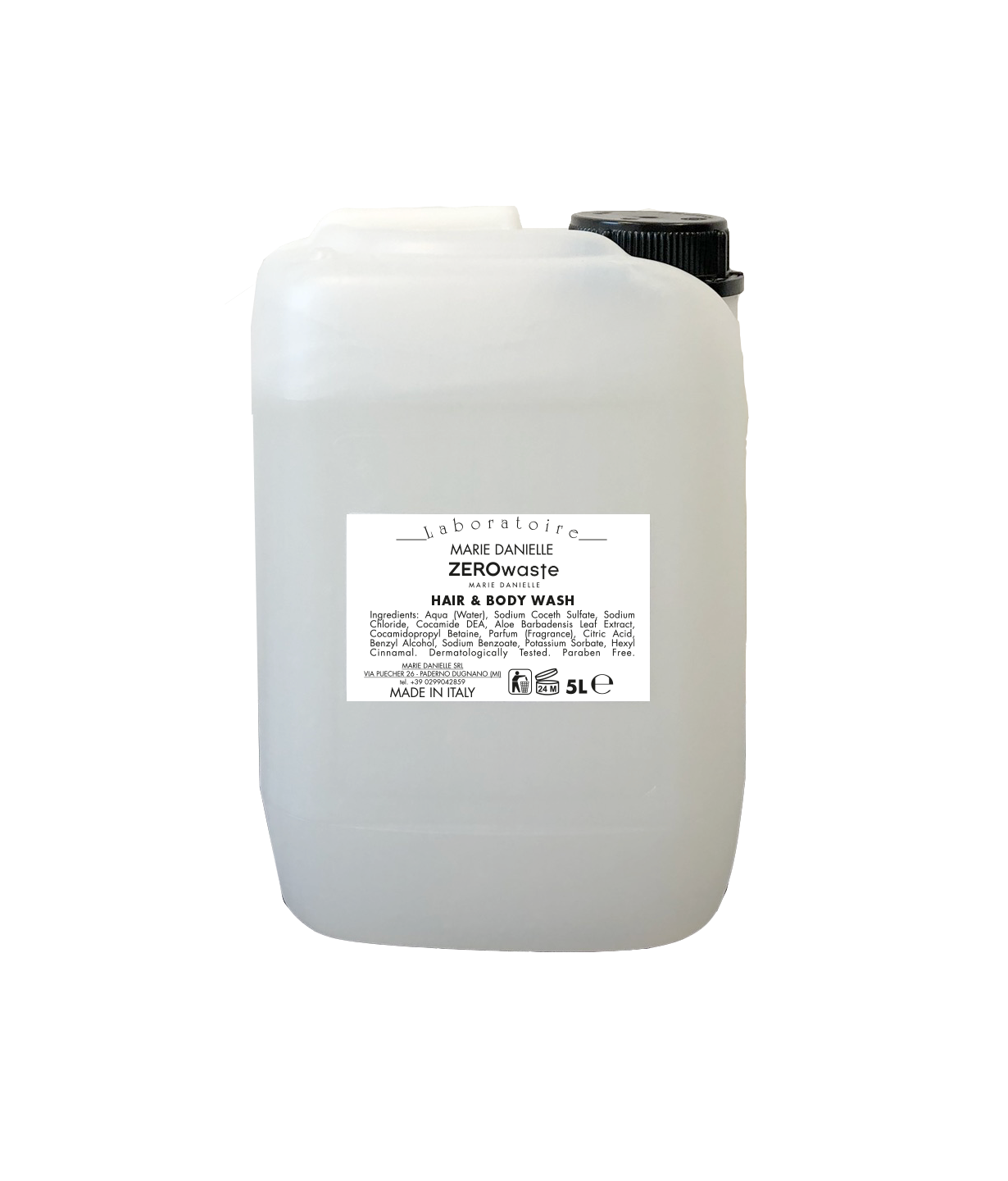 Šampon na vlasy a tělo Zerowaste - náhradní náplň 5 l