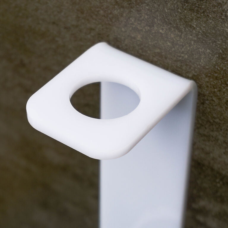 Lockable white bracket for the MD Milano 1972, Gerard's, and Biancamore series