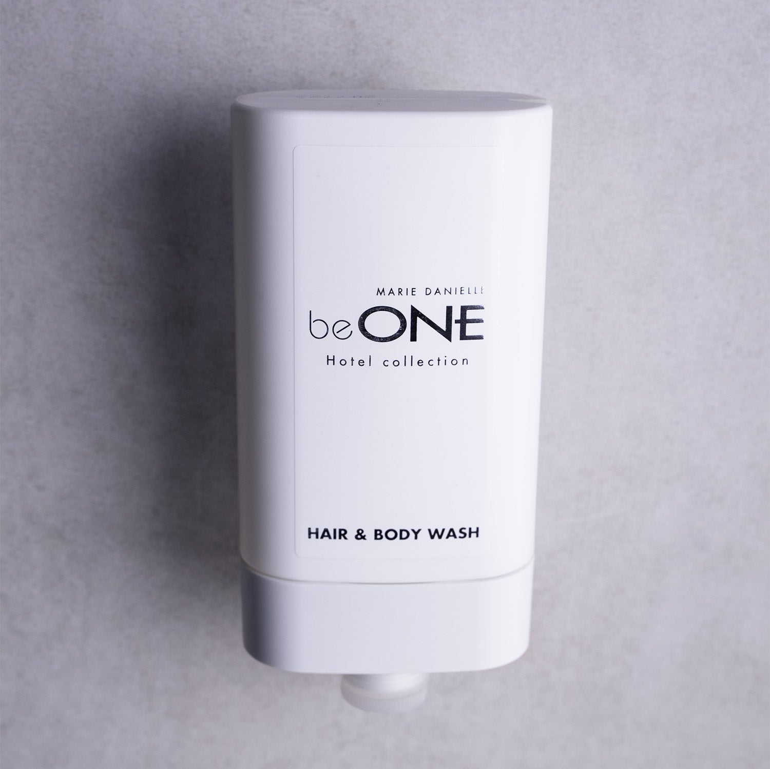 beONE 400 ml Dispensing System with Lockable Holder, White