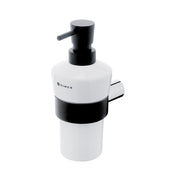 Liquid soap dispenser, brass pump, matte black