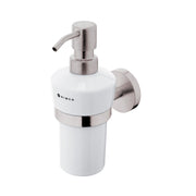 Ceramic liquid soap dispenser with stainless steel pump