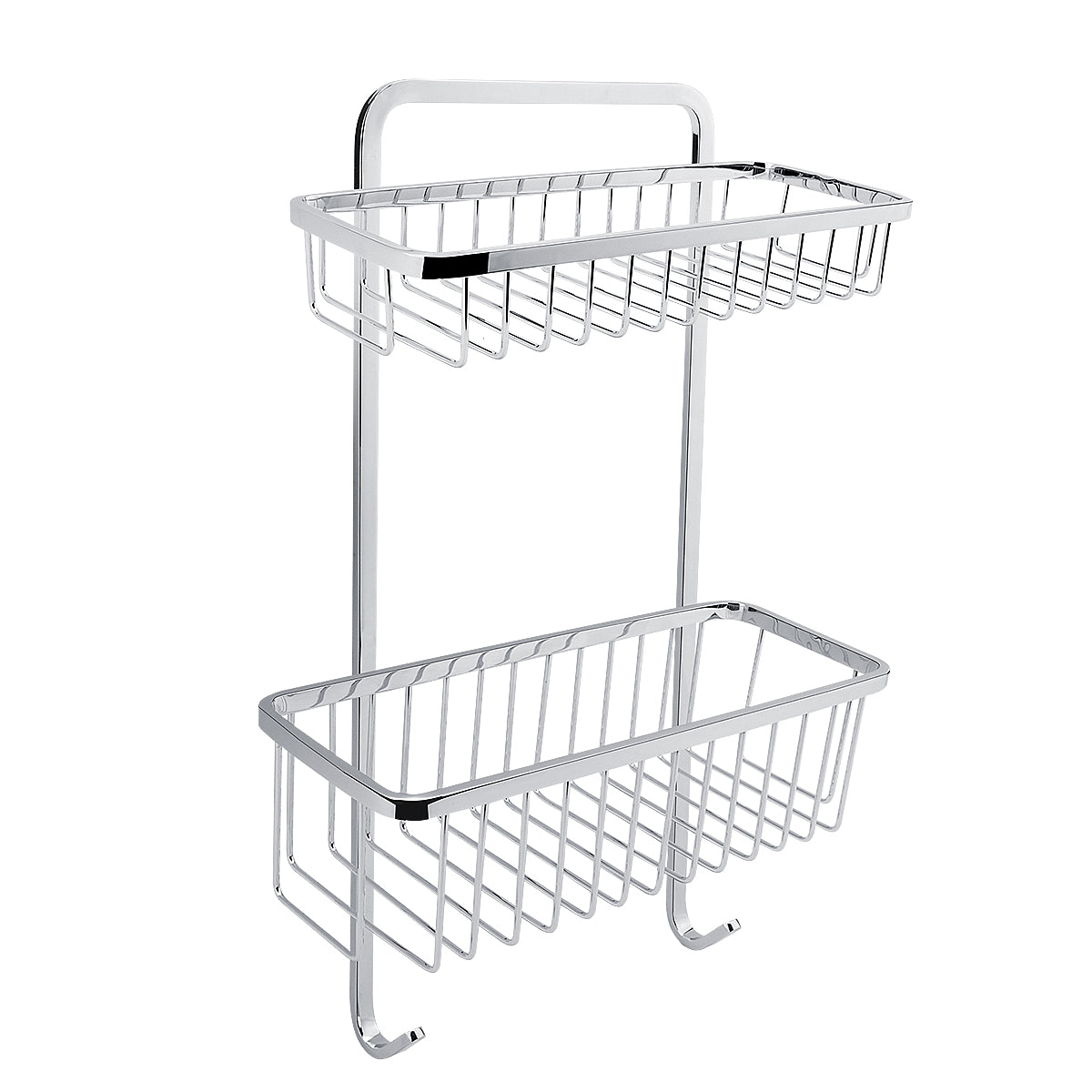 Two-tier wire shelf
