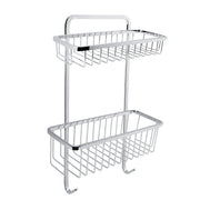 Two-tier wire shelf