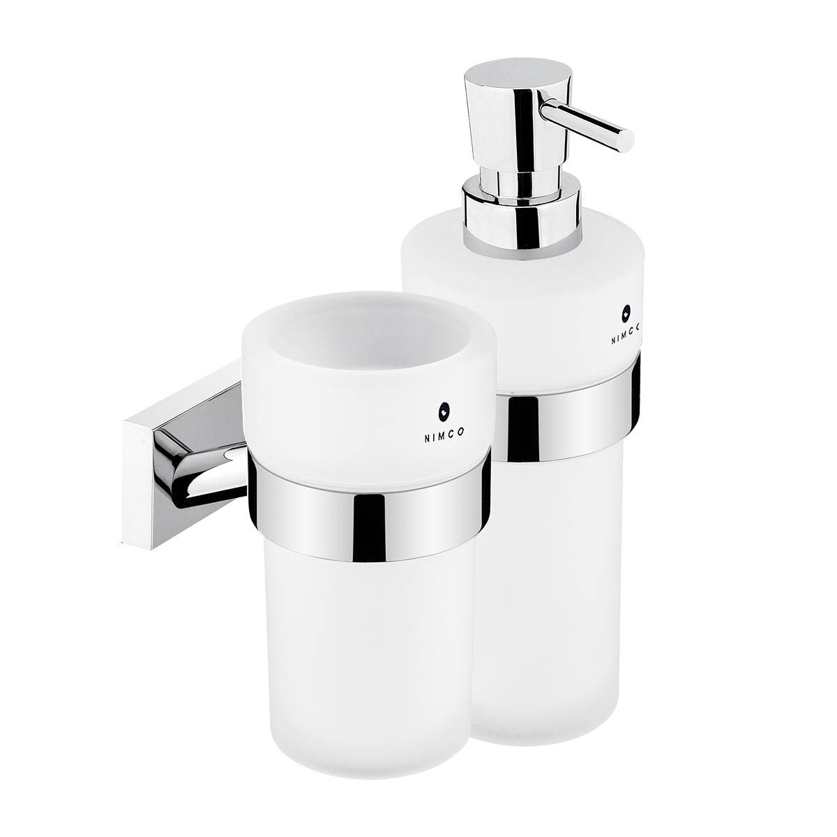 Dispenser and glass holder