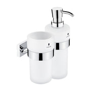 Dispenser and glass holder