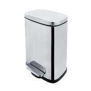 5-liter trash can, polished stainless steel