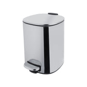 5-liter trash can, polished stainless steel