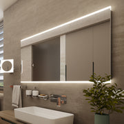 1400x700 LED mirror with two touch sensors