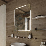 600x800 LED mirror with two touch sensors