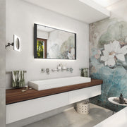 Black LED mirror, 1000x600, with touch sensor