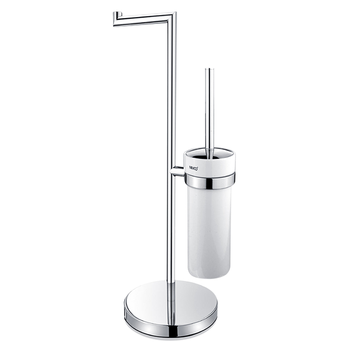 Floor-mounted toilet set