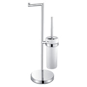 Floor-mounted toilet set