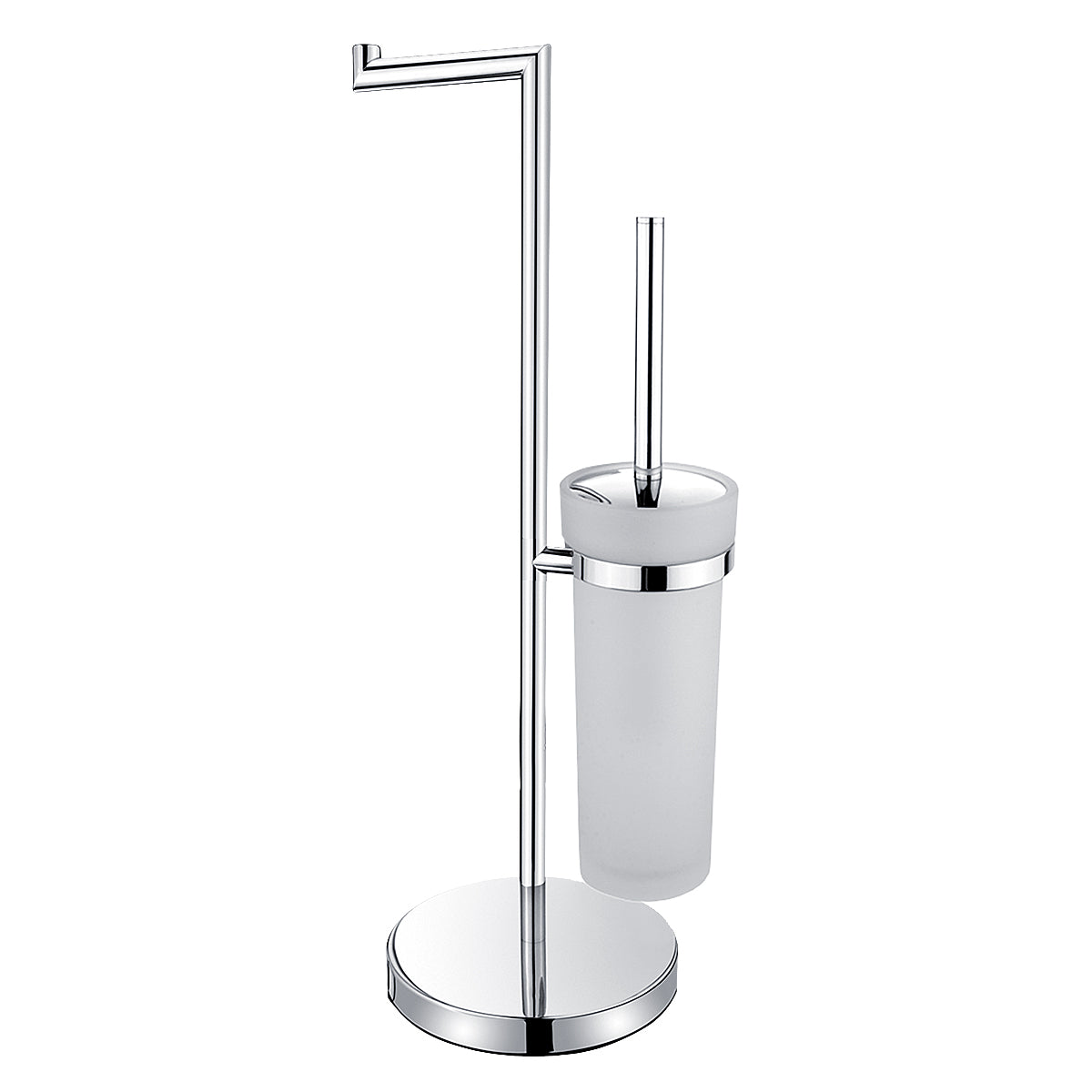 Floor-mounted toilet set