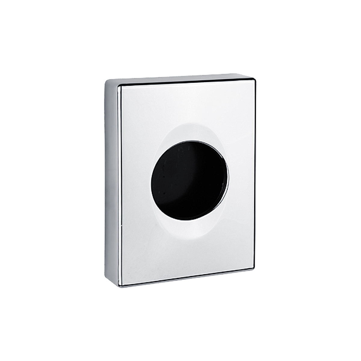 Sanitary bag dispenser - shiny silver