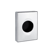 Sanitary bag dispenser - shiny silver