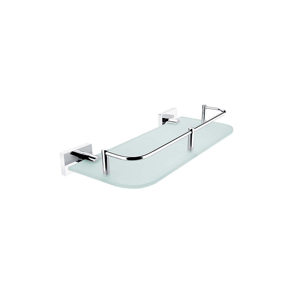 Shelf with guardrail, 30 cm