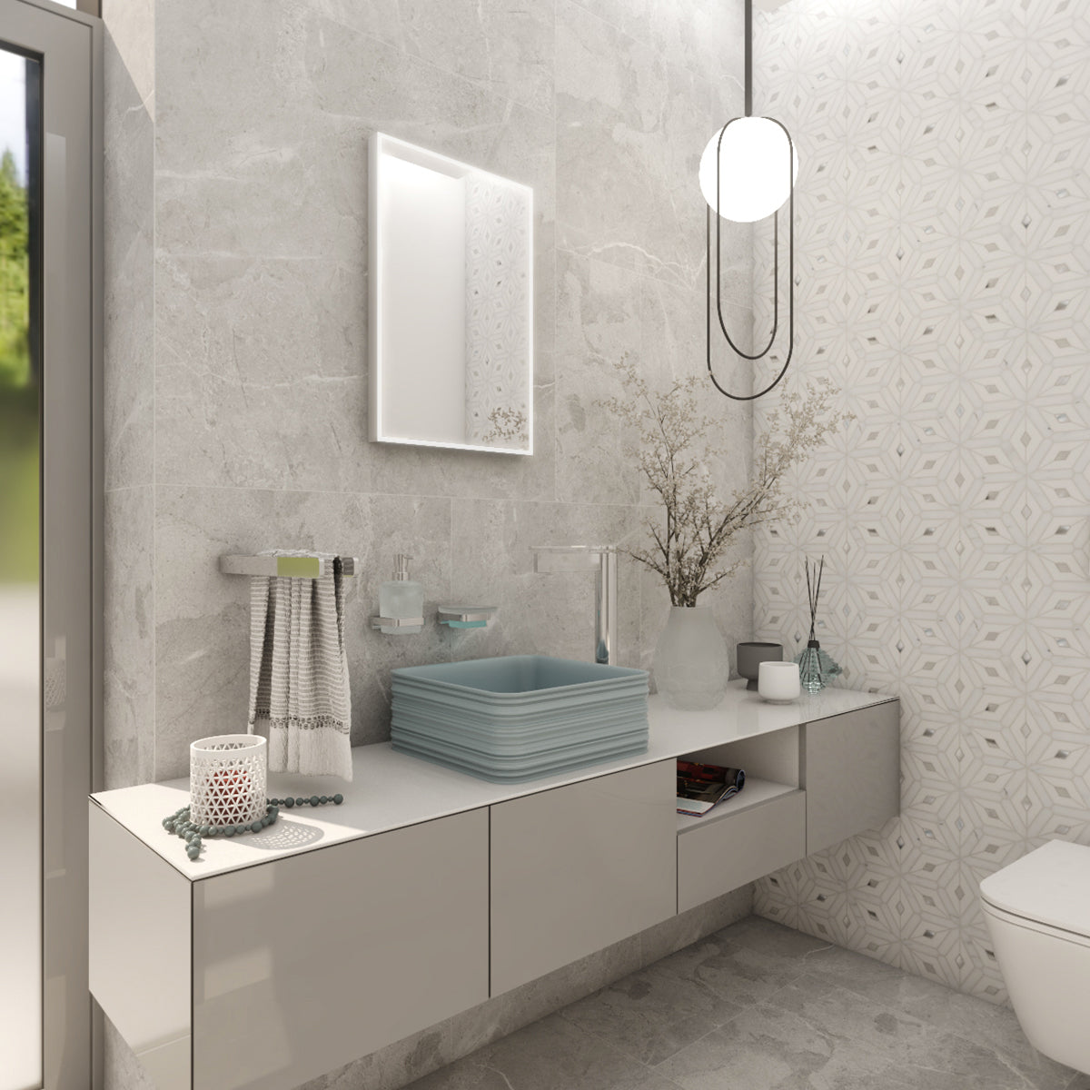 400x600-as LED-es tükör