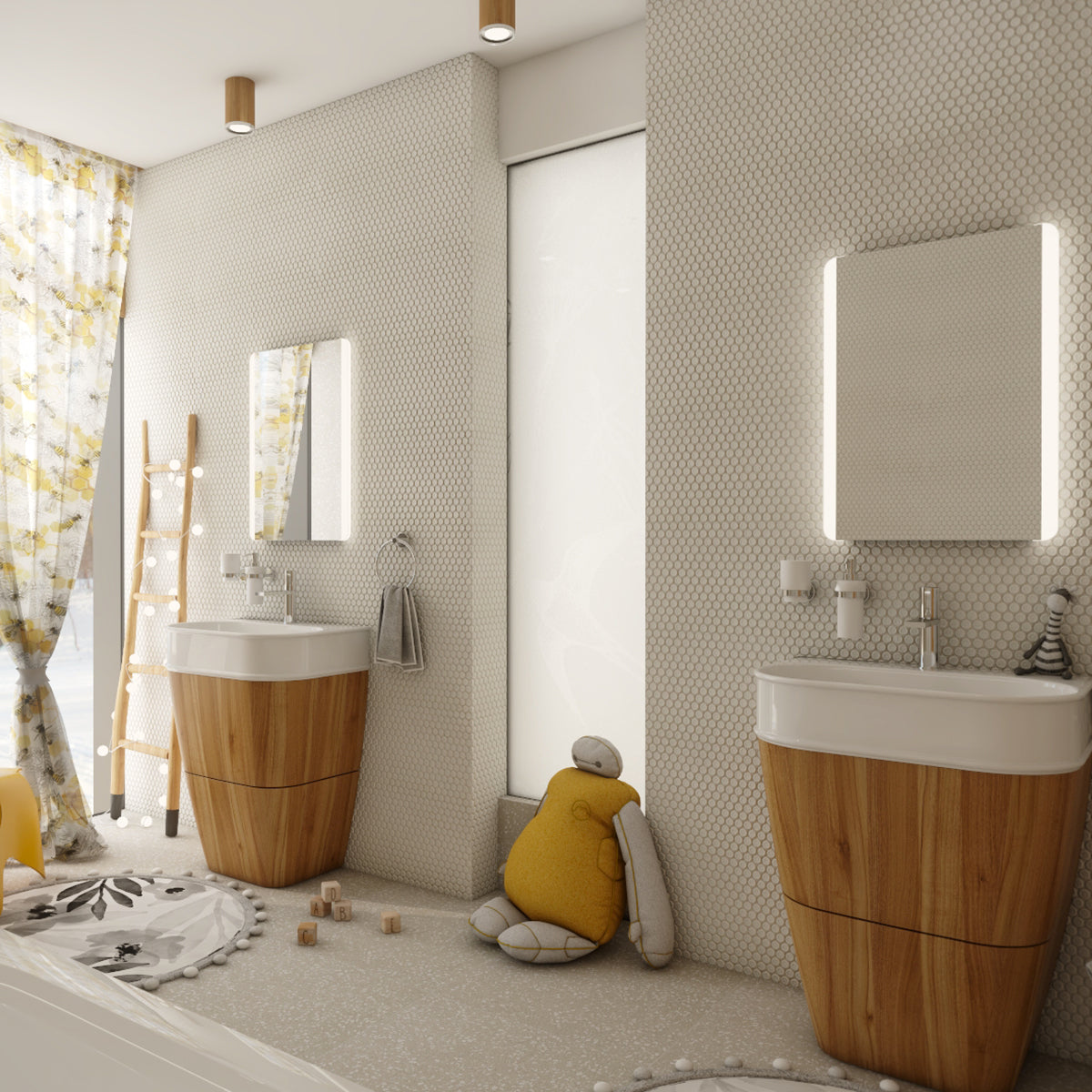500x700-as LED-es tükör