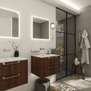 600x600-as LED-es tükör