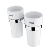 Double toothbrush holder