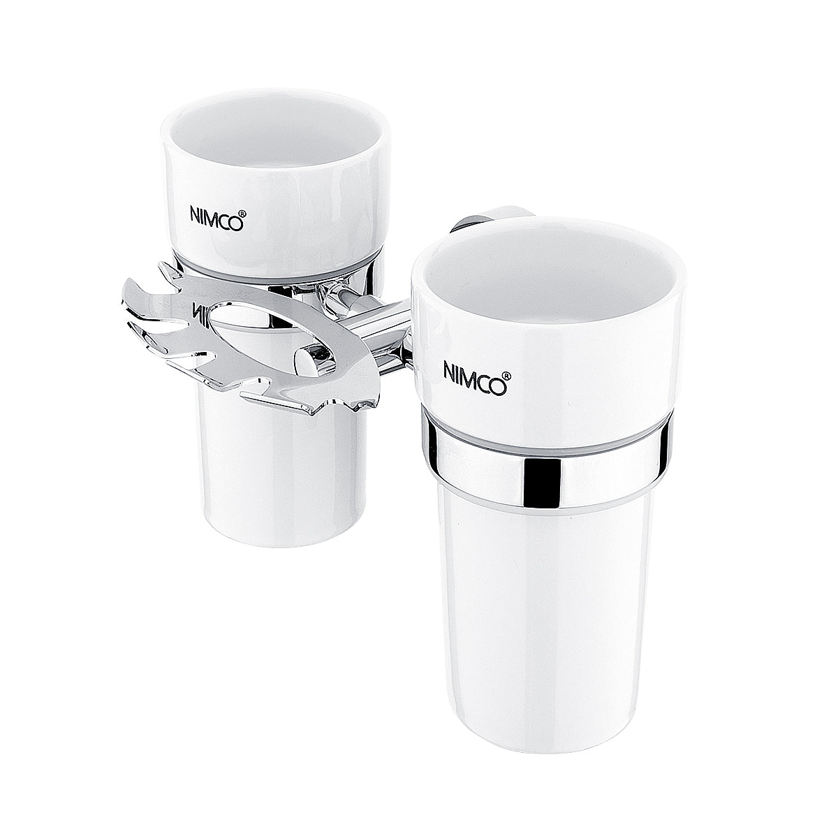 Toothbrush holder with cups
