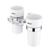 Toothbrush holder with cups