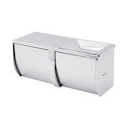 Double wall-mounted toilet paper holder