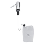 Liquid soap or hand sanitizer dispenser with a 35 mm pump
