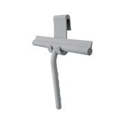 Wall-mounted shower squeegee