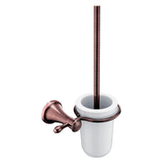 Toilet brush with ceramic holder