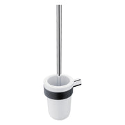Toilet brush, chrome handle